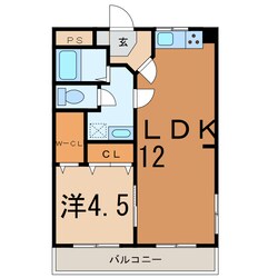 羽屋入口 徒歩3分 2階の物件間取画像